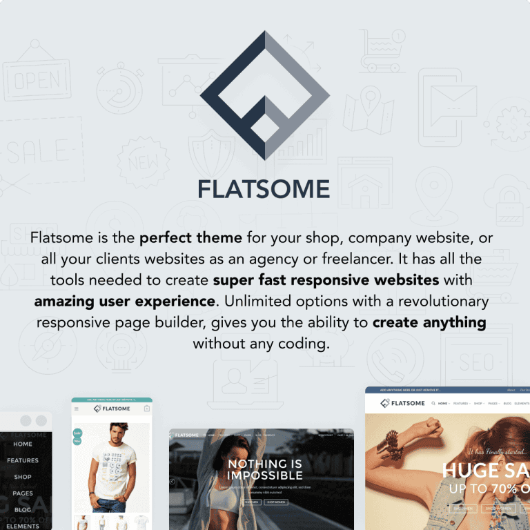 Flatsome Theme miễn phí, mới nhất, cập nhật liên tục