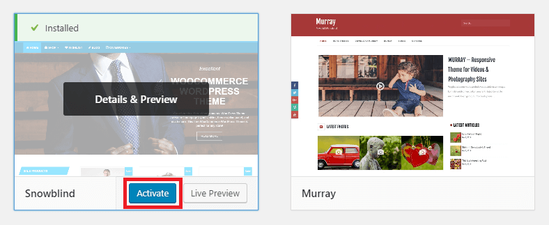 huong dan cai dat themesplugins cho wordpress 2