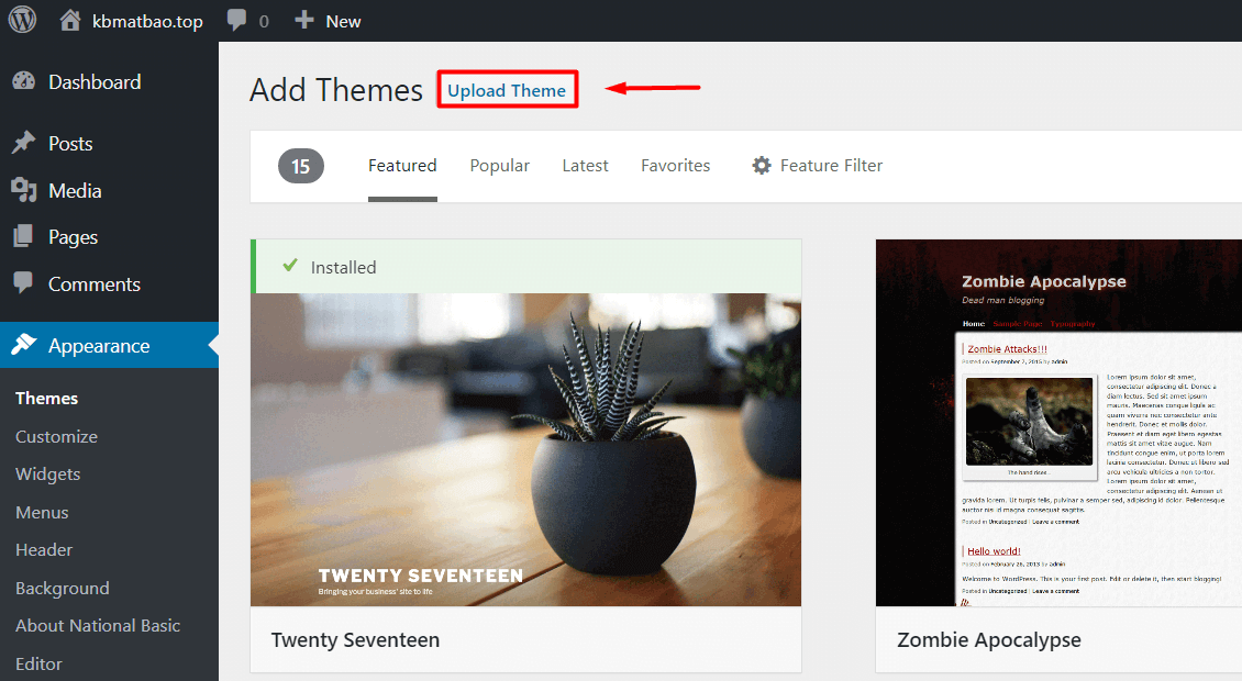 huong dan cai dat themesplugins cho wordpress 3