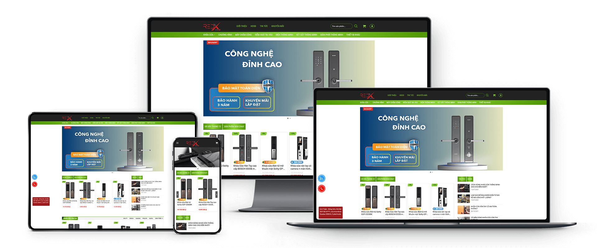 SmartTech - Mẫu giao diện website bán phụ kiện thông minh, đồ công nghệ siêu đẹp